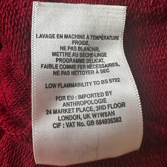 T.La Anthropologie V-Neck Sleeveless Sweatshirt NWT - Picture 8 of 13